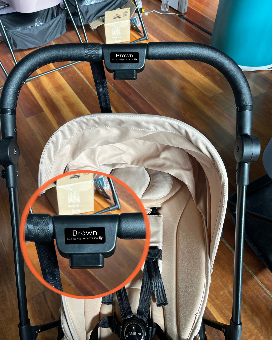 Classic Rectangle Pram Plate (50mm x 20mm) (Pre-Order for August Dispatch)