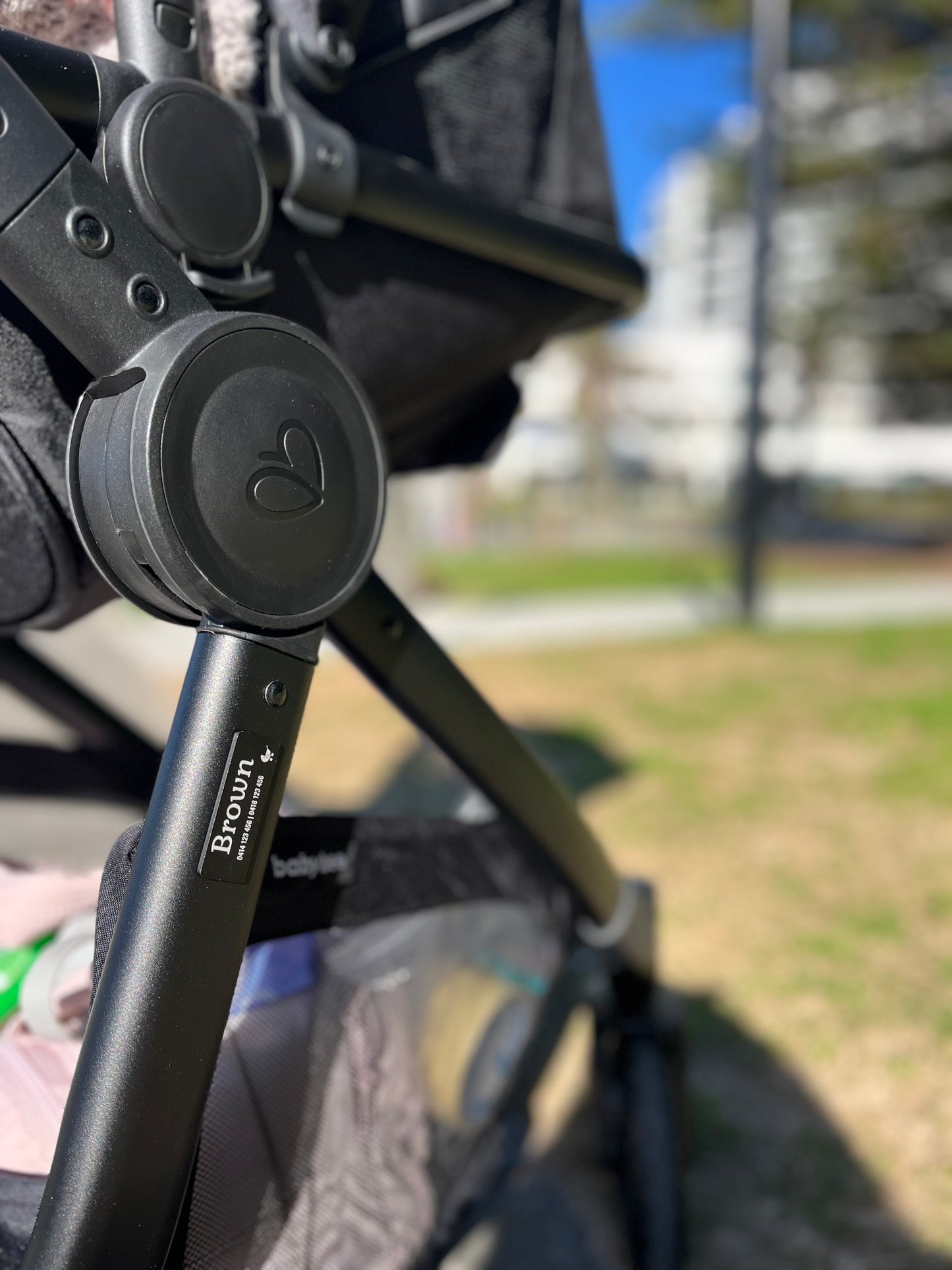 Classic Rectangle Pram Plate
