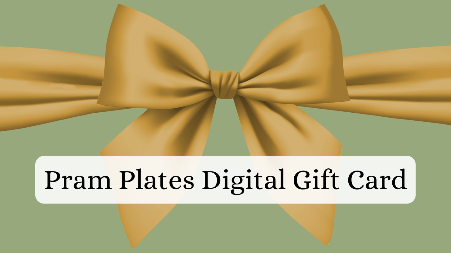 Pram Plates Gift Card