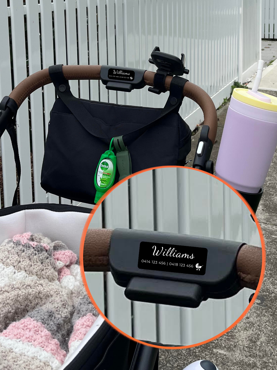 Pram Plates BabyBee Juno Mock Up