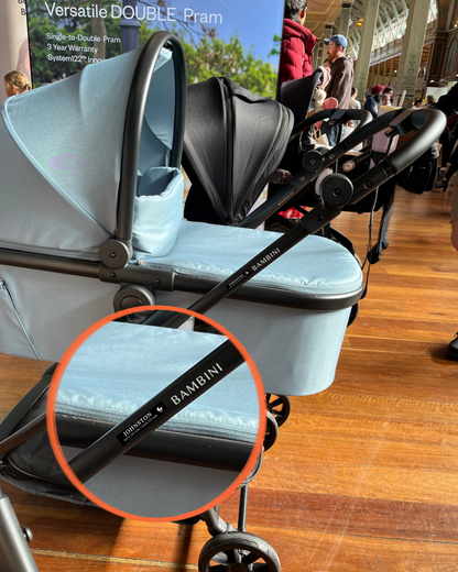 Slim Rectangle Pram Plate (50mm x 10mm) (Pre-Order for August Dispatch)